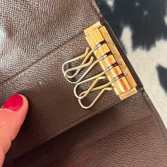 Louis Vuitton Damier Ebene Four Key Holder Mini Wallet FL3087 - Picture 13 of 15